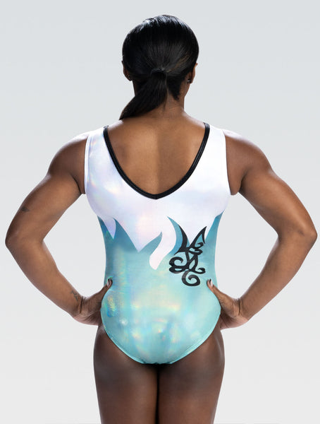 New GK store Elite Dreamlight Glitter Cove Tank Gymnastic Leotard AXS