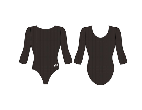 Scoop Back 3/4 Sleeve Mystique Leotard - Competitive Leotards