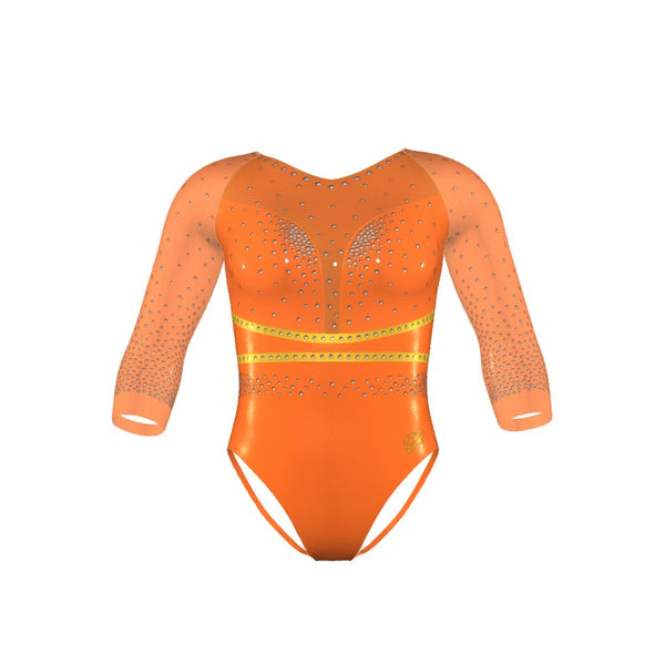 Sublimated Spectacular Shadows Comp Leotards Gk Gk Elite Sportswear