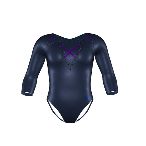 Trimmed Up Long Sleeve Leotard